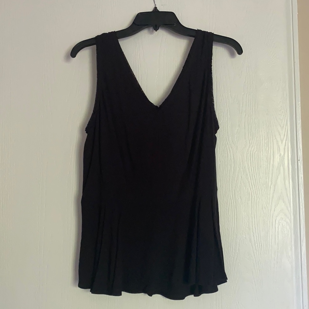 Back-Zip Peplum Top